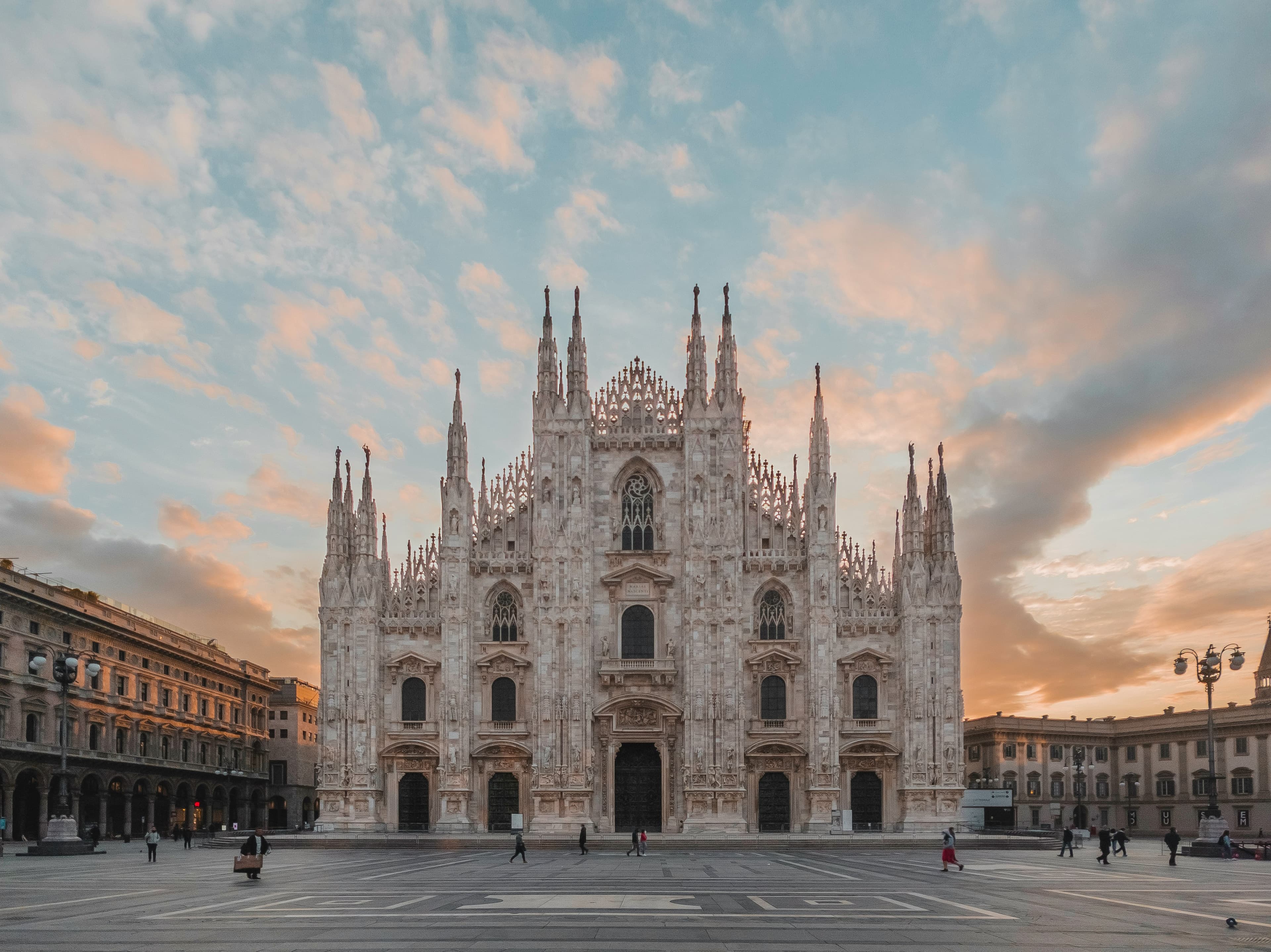 Vista de Milán y el Duomo