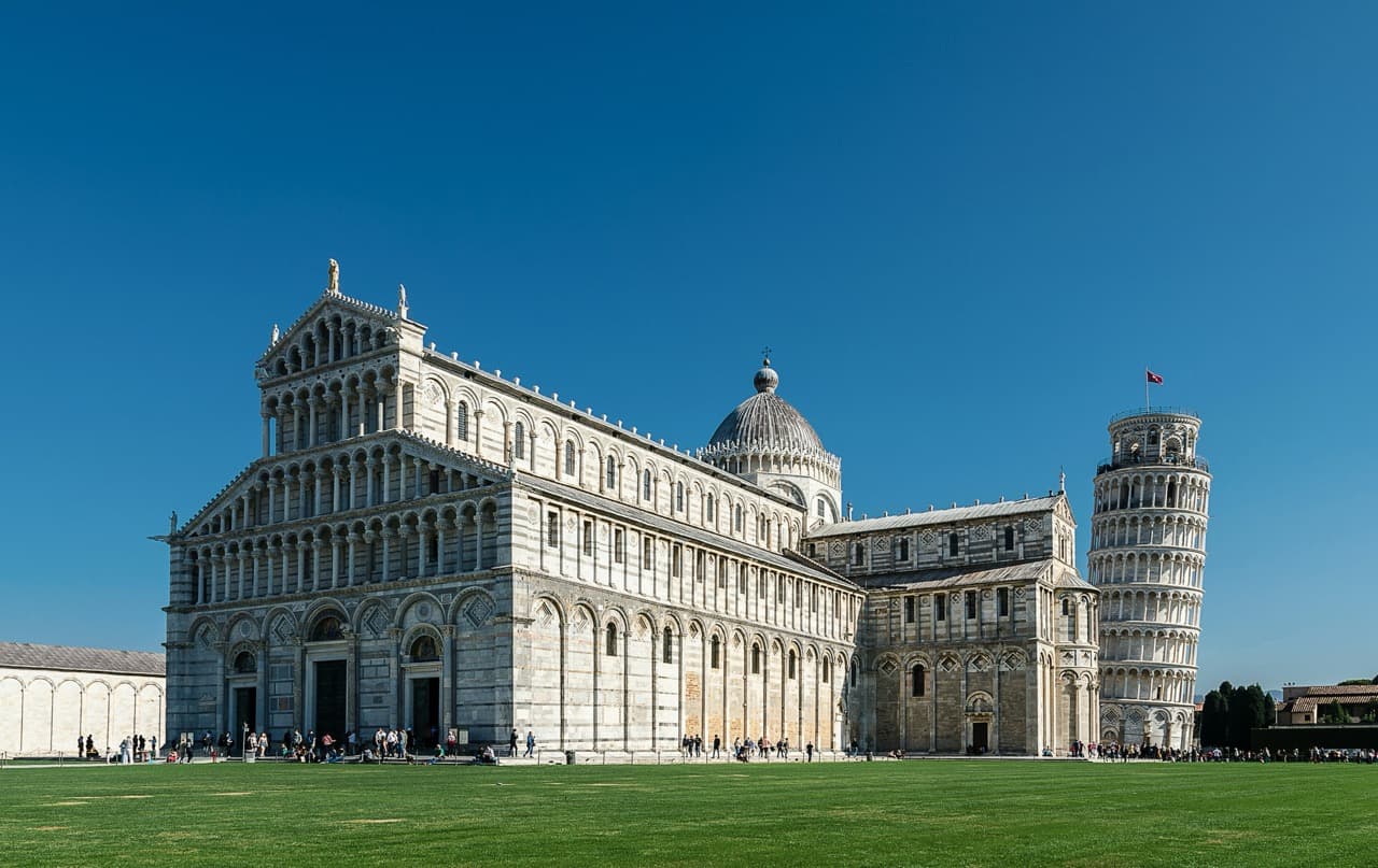 Vista de la Torre de Pisa