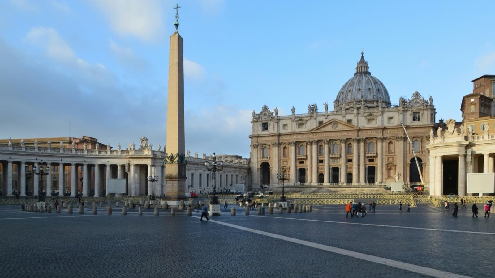 View of Saint Peter's Basilica in the Vatican