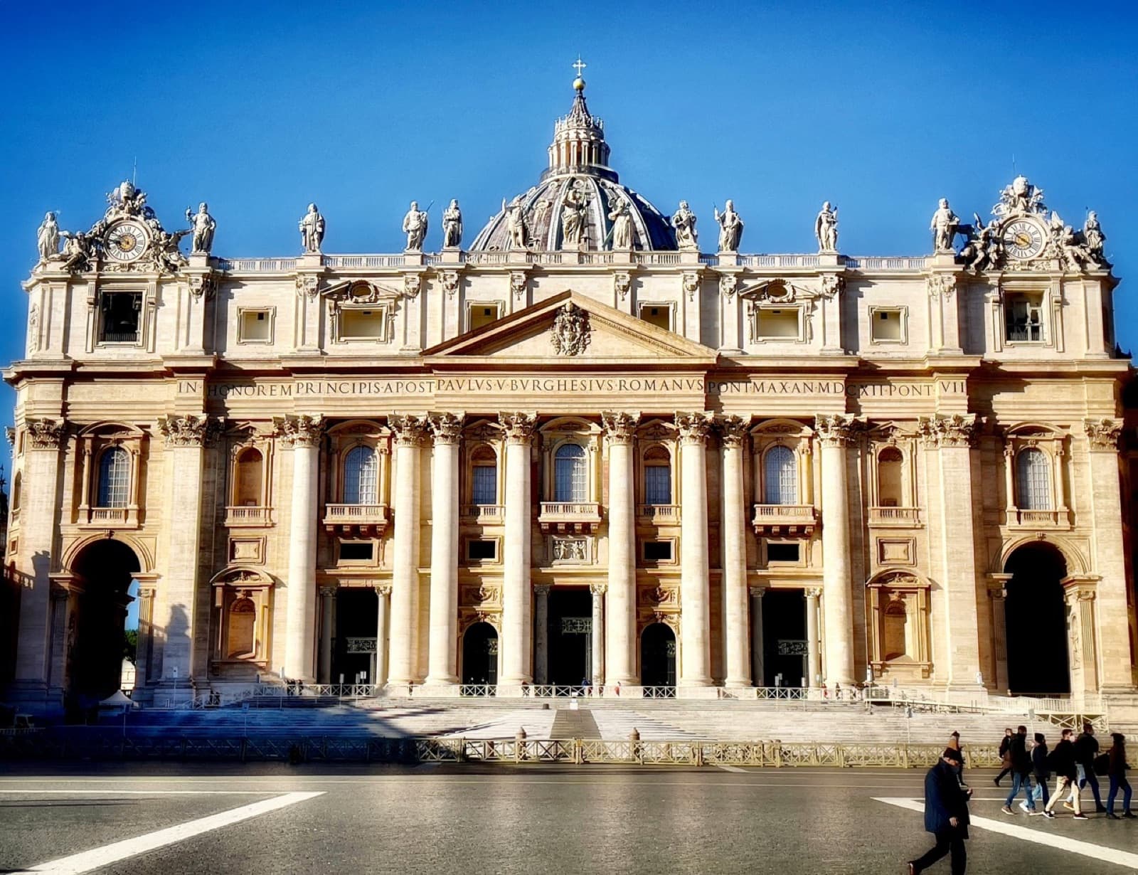 Facade of St. Peter's Basilica from the Square